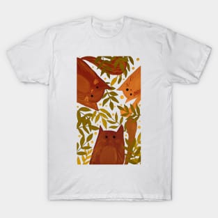 Cats and branches - autumn T-Shirt